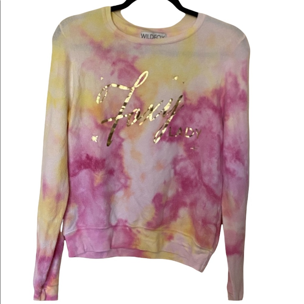 WILDFOX Tie Dye  “Foxy Lady” Sweater | XS